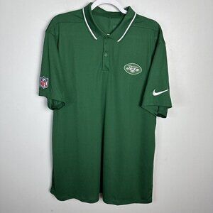 NFL NEW YORK JETS‎ NY XXL NIKE POLO DRI-FIT Performance SHIRT STAFF TEAM ISSUED